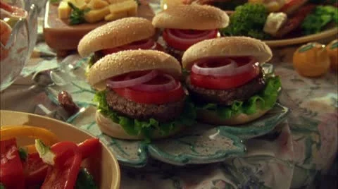 FOOD DINNER 05 Stock Footage 10802030