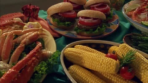 FOOD DINNER 07 Video stock 10809130