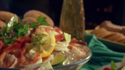 FOOD DINNER 11 Stock Footage 10802075