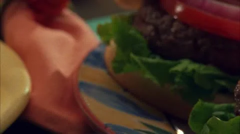 FOOD DINNER 13 Stock Footage 10802090