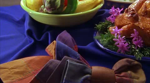 FOOD DINNER 23 Stock Footage 10809188