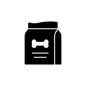 Food, dog icon. Simple elements of animals store icons for ui and ux, website or Stock Illustration