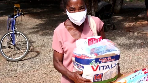 Food Donations Stock Footage 154660187