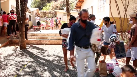 Food Donations Video stock 157332648