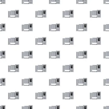 Food dryer machine pattern industrial equipment background Stock Illustration
