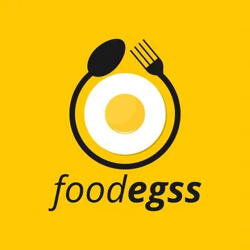 Food eggs logo icon vector illustration Stock Illustration