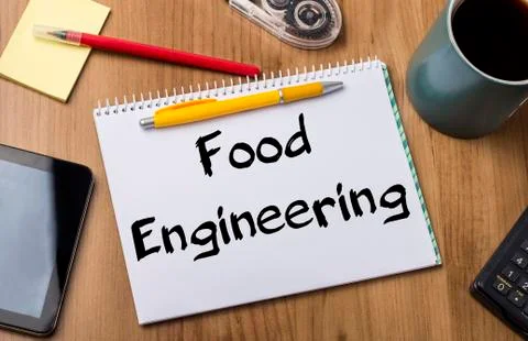 Food Engineering - Note Pad With Text Images gratuites