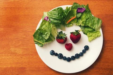 Food Face Stock Photos