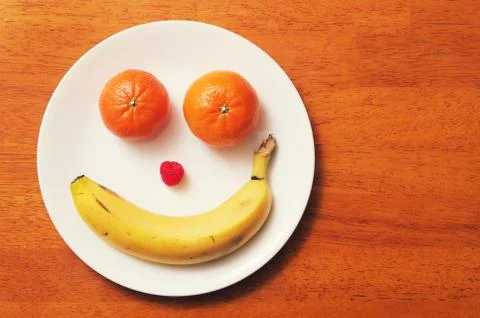Food Face Foto stock