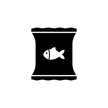 Food, fish icon. Simple elements of animals store icons for ui and ux, website Stock Illustration