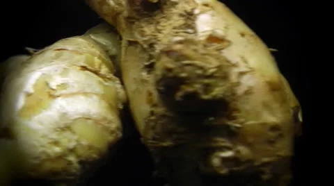 Food - ginger close up Stock Footage 39506352