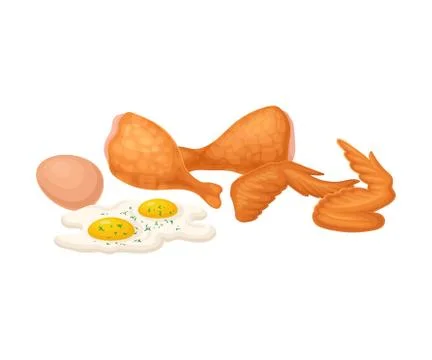 Food for Good Brain Function Isolated on White Background Vector Illustration Stock Illustration