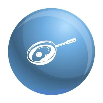 Food griddle icon, simple style Illustrazione stock