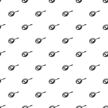 Food griddle pattern seamless Illustrazione stock