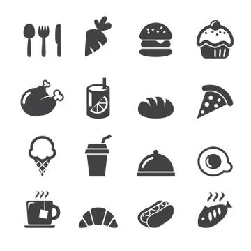 Food icon Stock Illustration