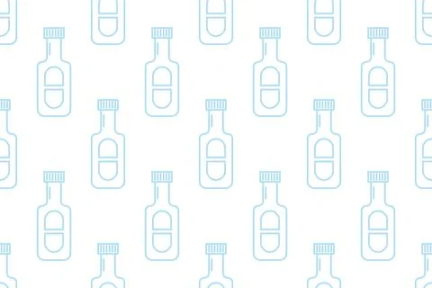 Food icon seamless pattern background Stock Illustration
