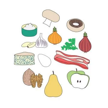 Food Stock Illustration