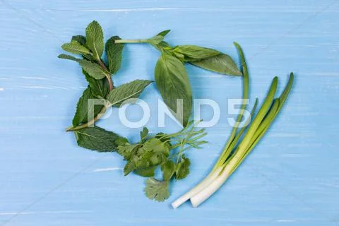 Food ingredients and kitchen utensils for cooking on wooden background Stock Photos