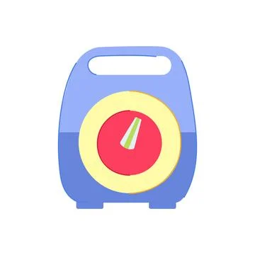 Food kitchen timer cartoon vector illustration イラスト素材