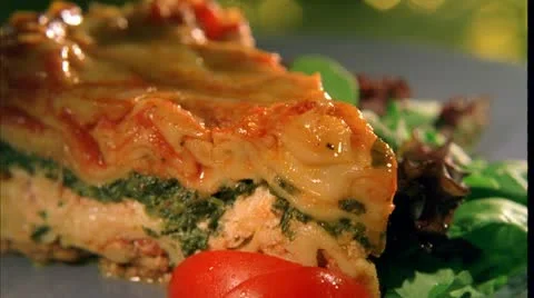 FOOD LASAGNA 01 Stock Footage 10802276