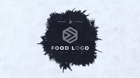 Food Logo Reveal Stock After Effects