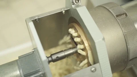 Food Machine making pasta  Stock Footage 72618094