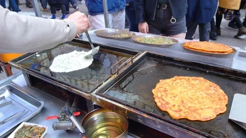 Food made from flour Stock Footage 74399720