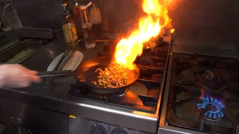 Food Making in cafe Stock Footage 88134183