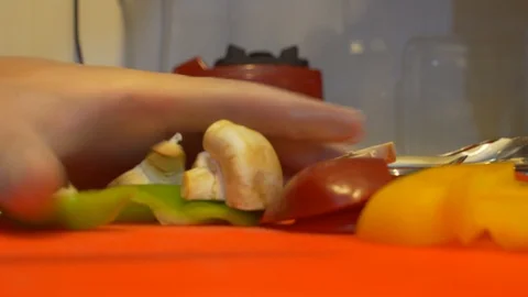Food Making in cafe Stock Footage 88135791