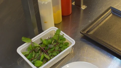 Food Making in cafe Stock Footage 88138085