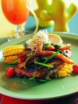 Food menu Stock Photos