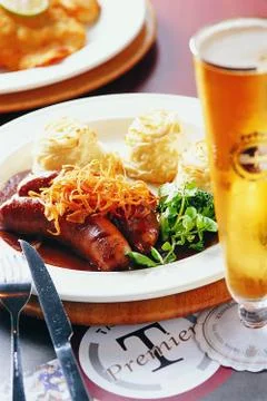 Food menu Foto stock