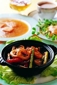 Food menu Stock Photos