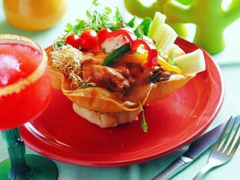 Food menu Stock Photos