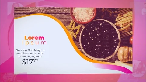 Food Menu Promo Stock After Effects