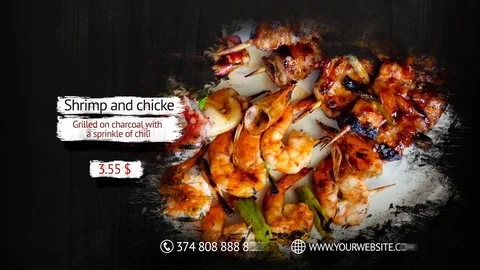 Food Menu Promo Stock After Effects