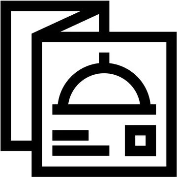Food Menu Vector Icon Design Illustration Illustrazione stock