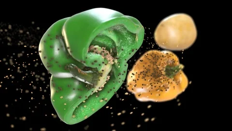 Food In Motion 5 Stock Footage 86803556