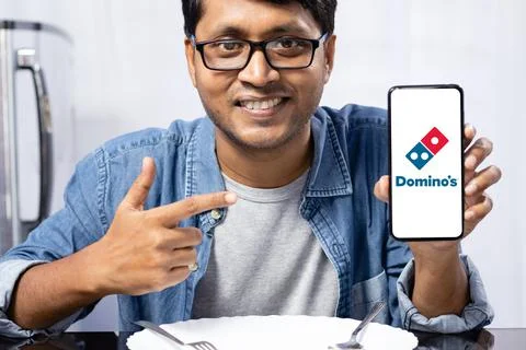 Food ordering application Stock Photos