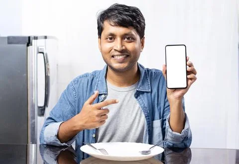 Food ordering application Stock-Fotos