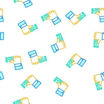 Food package vector seamless pattern イラスト素材