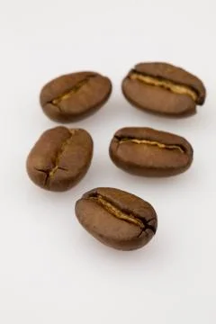 Food pattern coffee bean caffeine developing eat Stock Photos