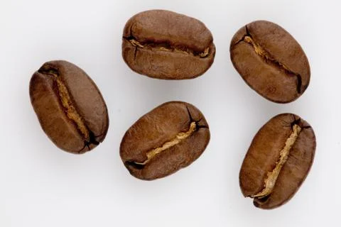 Food pattern coffee bean caffeine developing eat Stock Photos