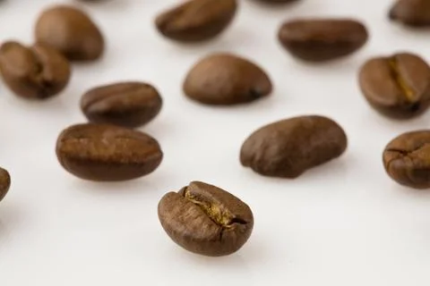 Food pattern coffee bean caffeine developing eat Stock Photos