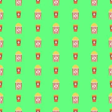 Food Pattern Illustrazione stock