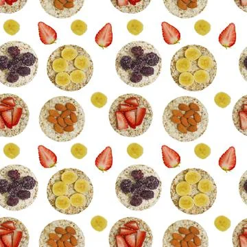 Food pattern Foto stock