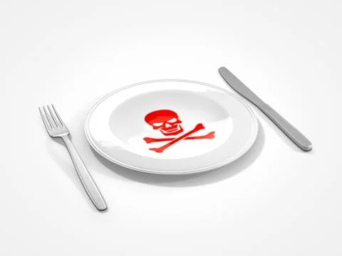 Food poison Stock Illustration