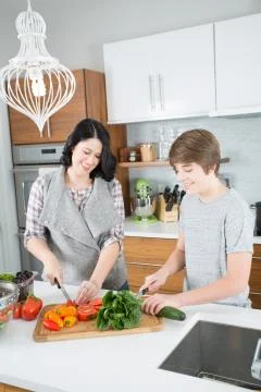 Food Prep Foto stock