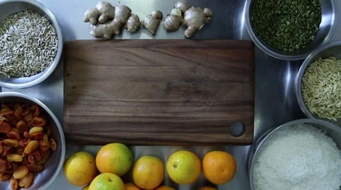 Food Preparation Cutting Board Empty Stock Video 動画素材 34369149