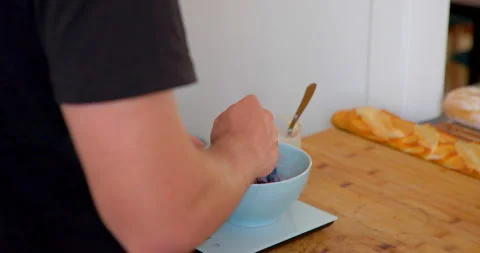 Food Preparation with Precision: Stock Footage 336141862